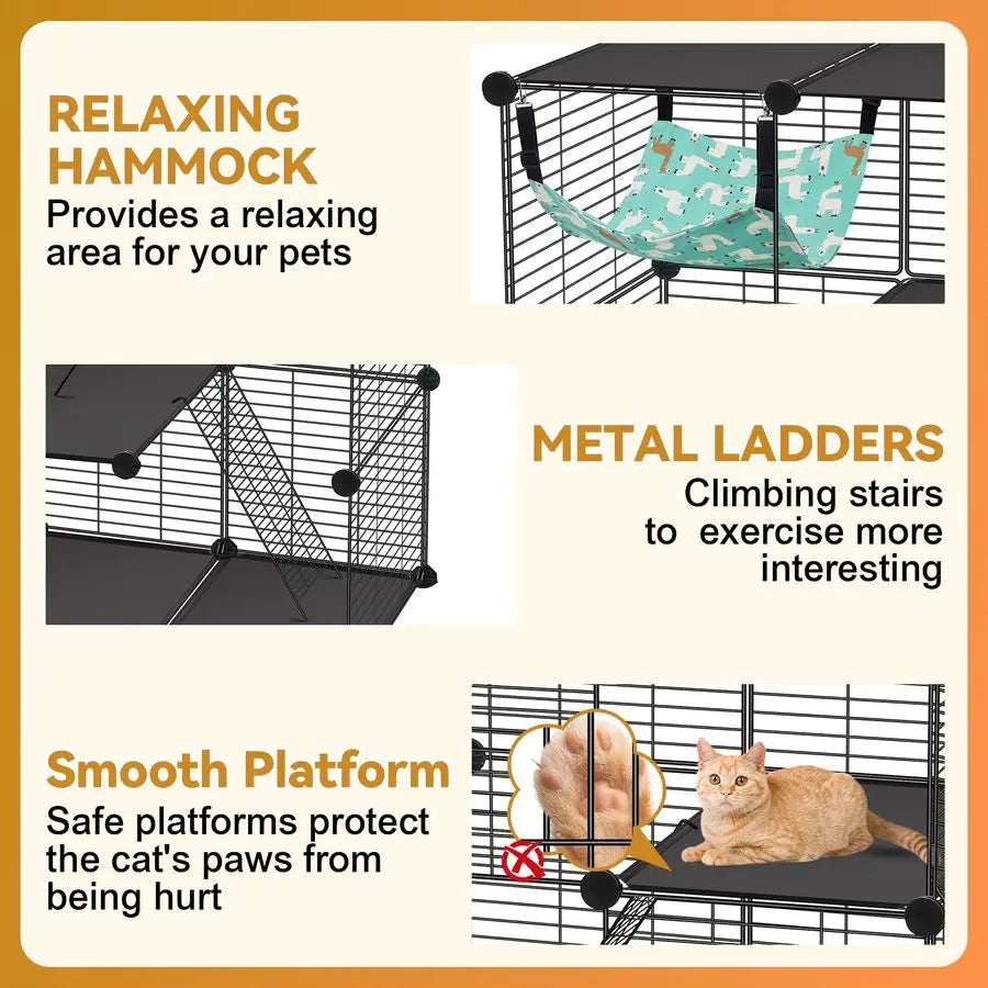 3Tier DIY Cat Enclosures,