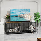 Dog Crate Metal/Wood