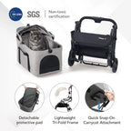 Tri-Fold Pet Travel System