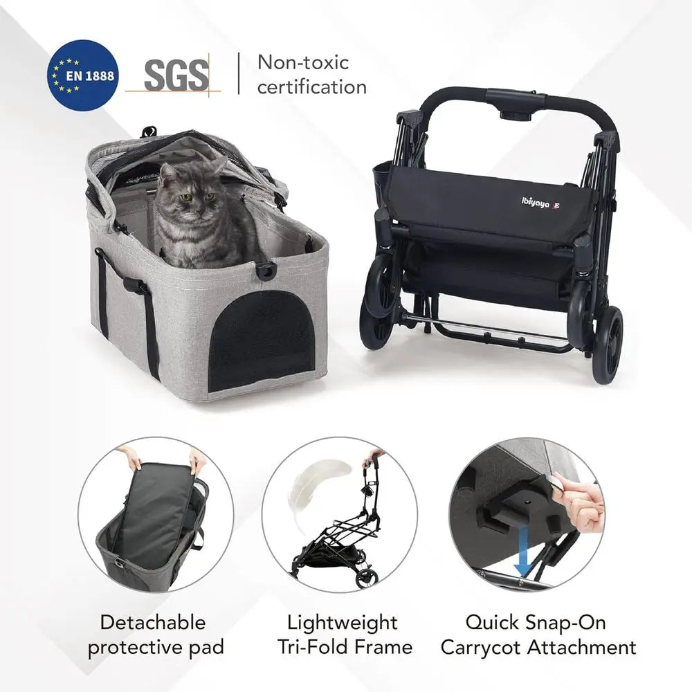 Tri-Fold Pet Travel System