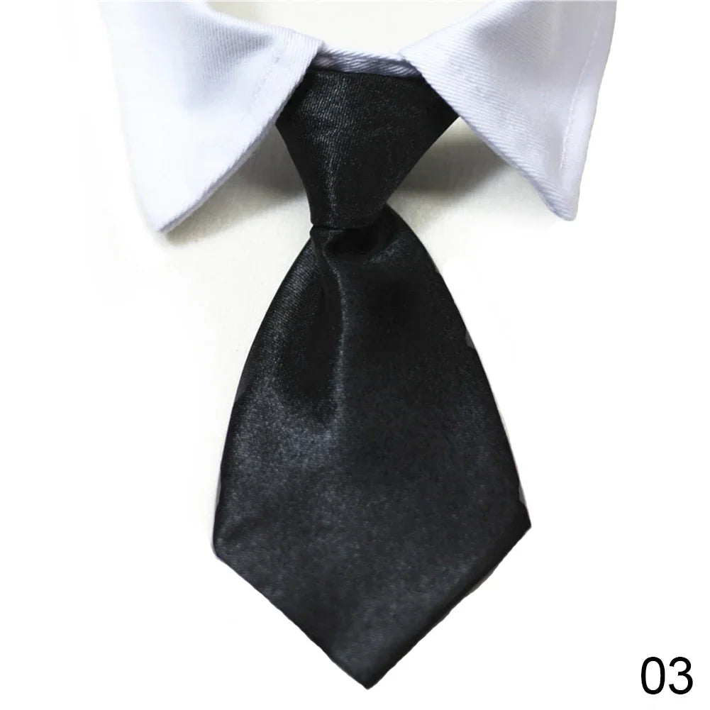 Pet Dog/Cat Formal Necktie Tuxedo Bow