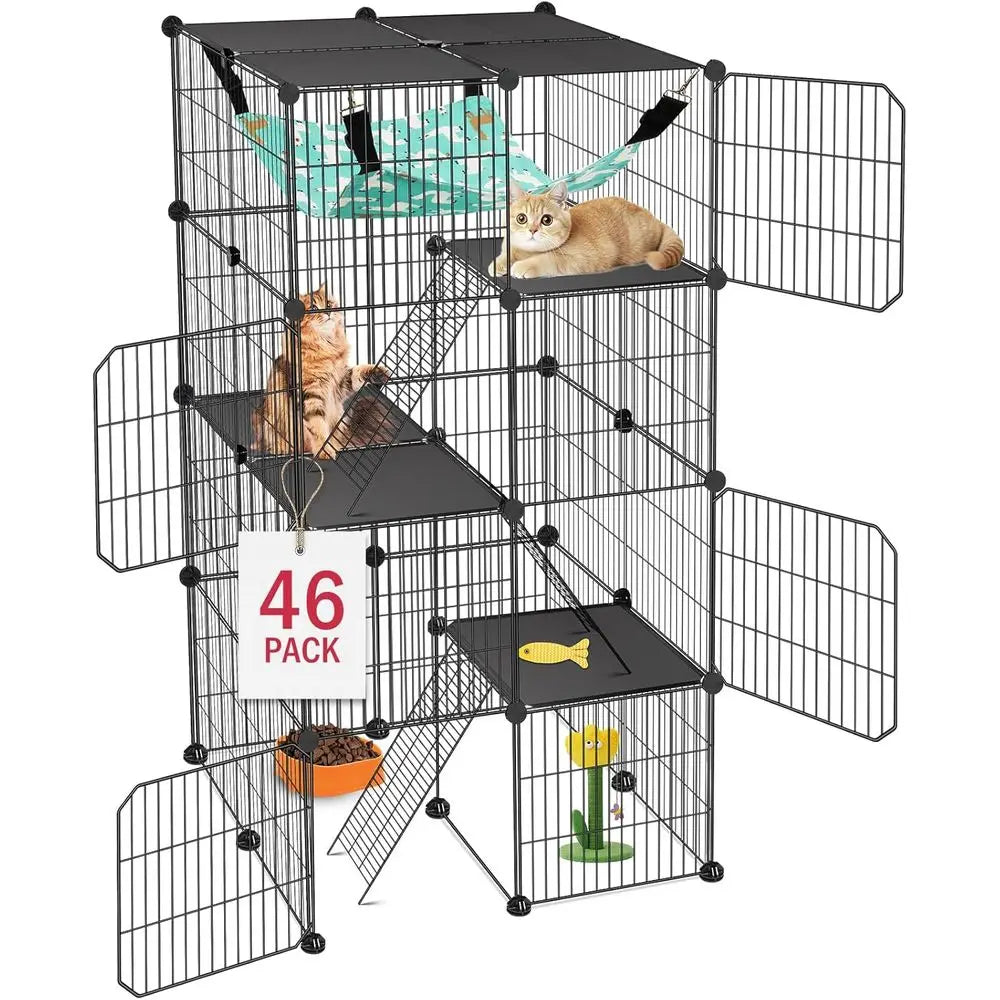 4-Tier DIY Cat Enclosures