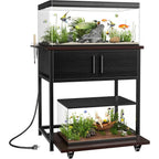 Heavy-Duty Metal & Waterproof Wood Aquarium Stand