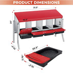 Chicken Nesting Box Automatic Roll-Out Egg