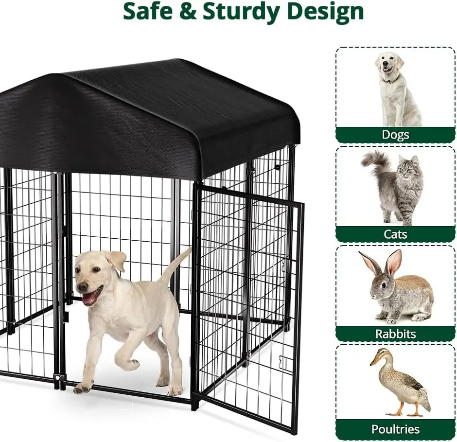 Dog Kennel Waterproof Roof