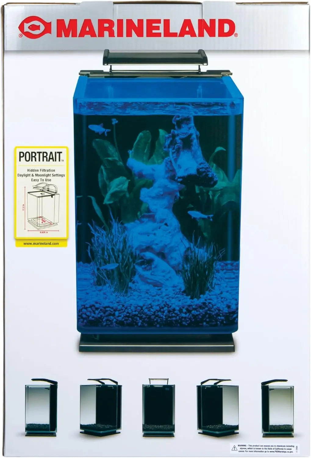 5-Gallon Glass LED Aquarium Kit
