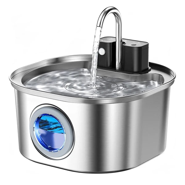 Stainless Steel Wireless Water Fountain