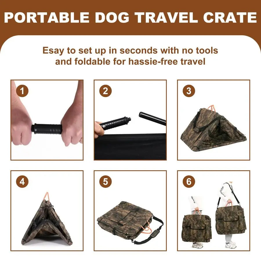 Collapsible Dog Crate Travel