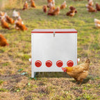 Galvanized Metal Chicken Feeder