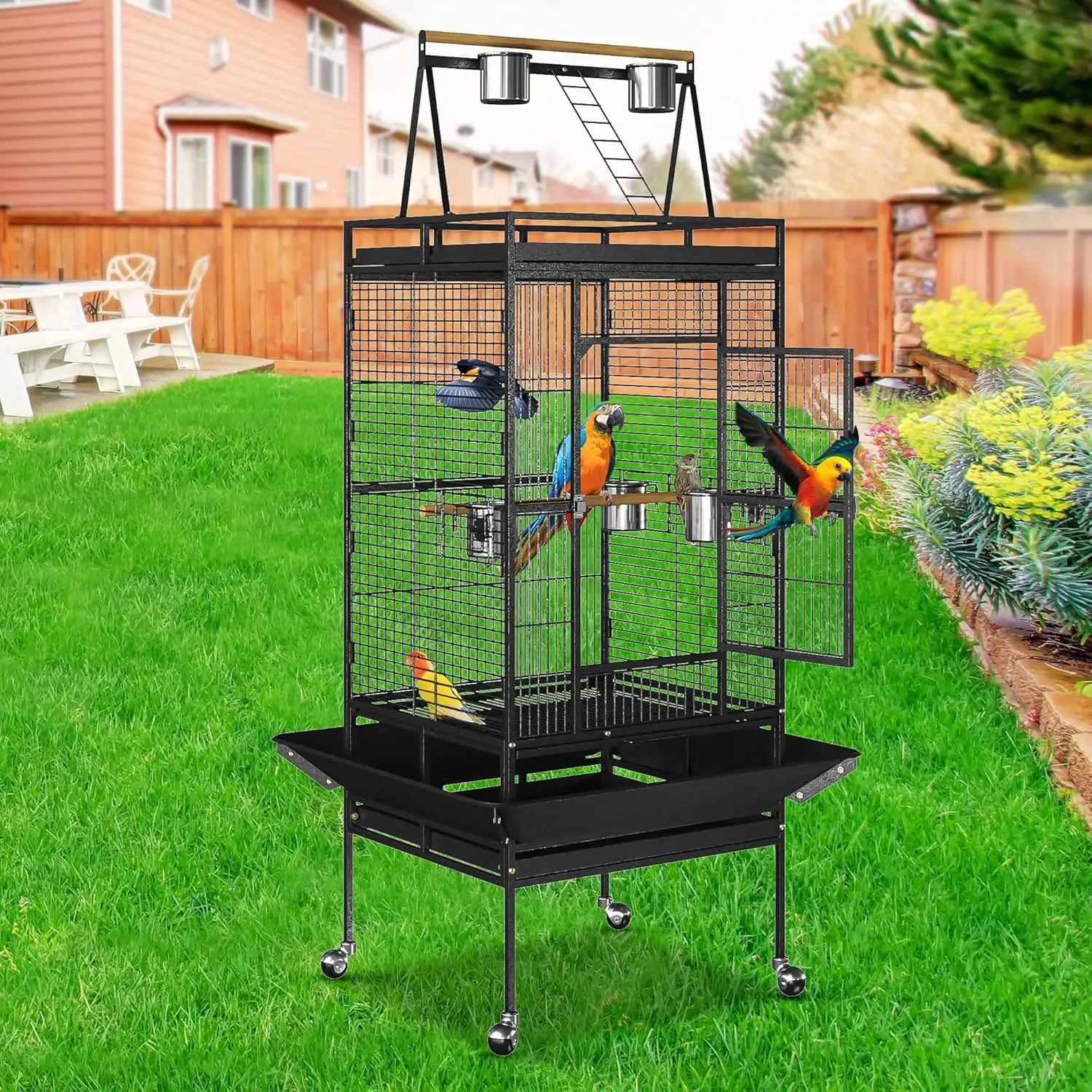 Standing Play Top Bird Cage 68"