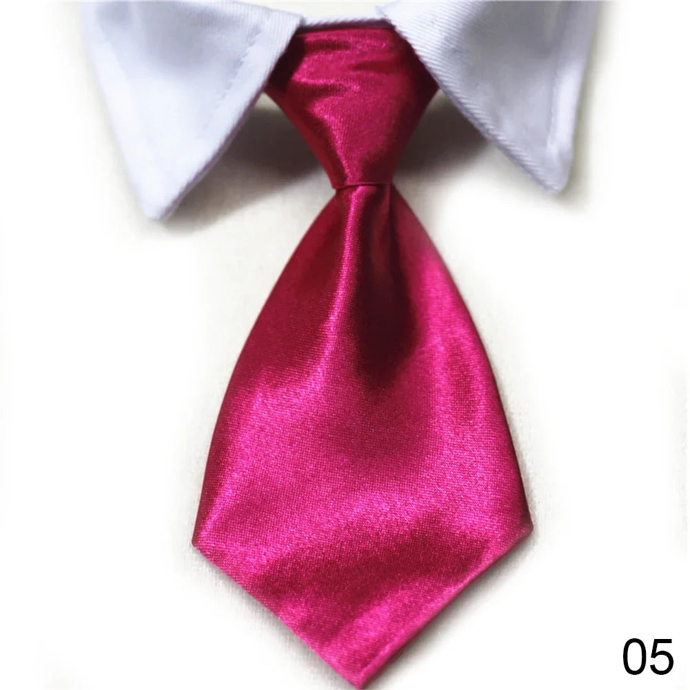 Pet Dog/Cat Formal Necktie Tuxedo Bow