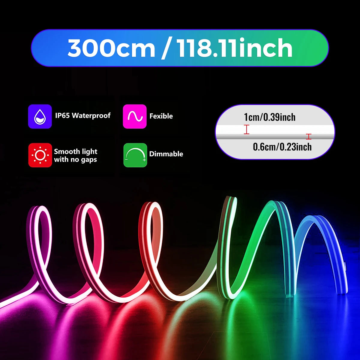 Neon WIFI RGB Led Strip Lights