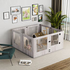 Tempered Glass Puppies Playpen