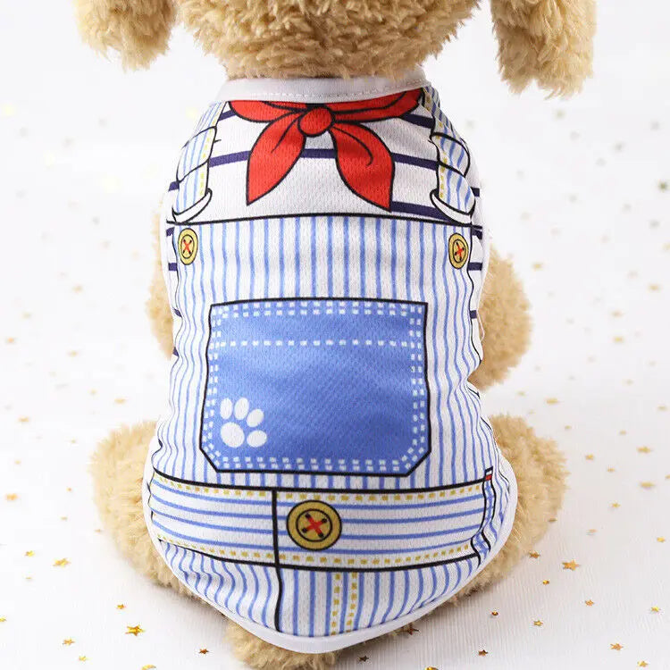 Cartoon Print Cotton Apparel