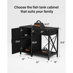 Sturdy Aquarium Stand with Storage