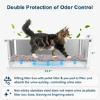 XL Enclosed Litter Box