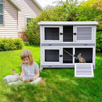 Rabbit Hutch Folding Bunny Cage