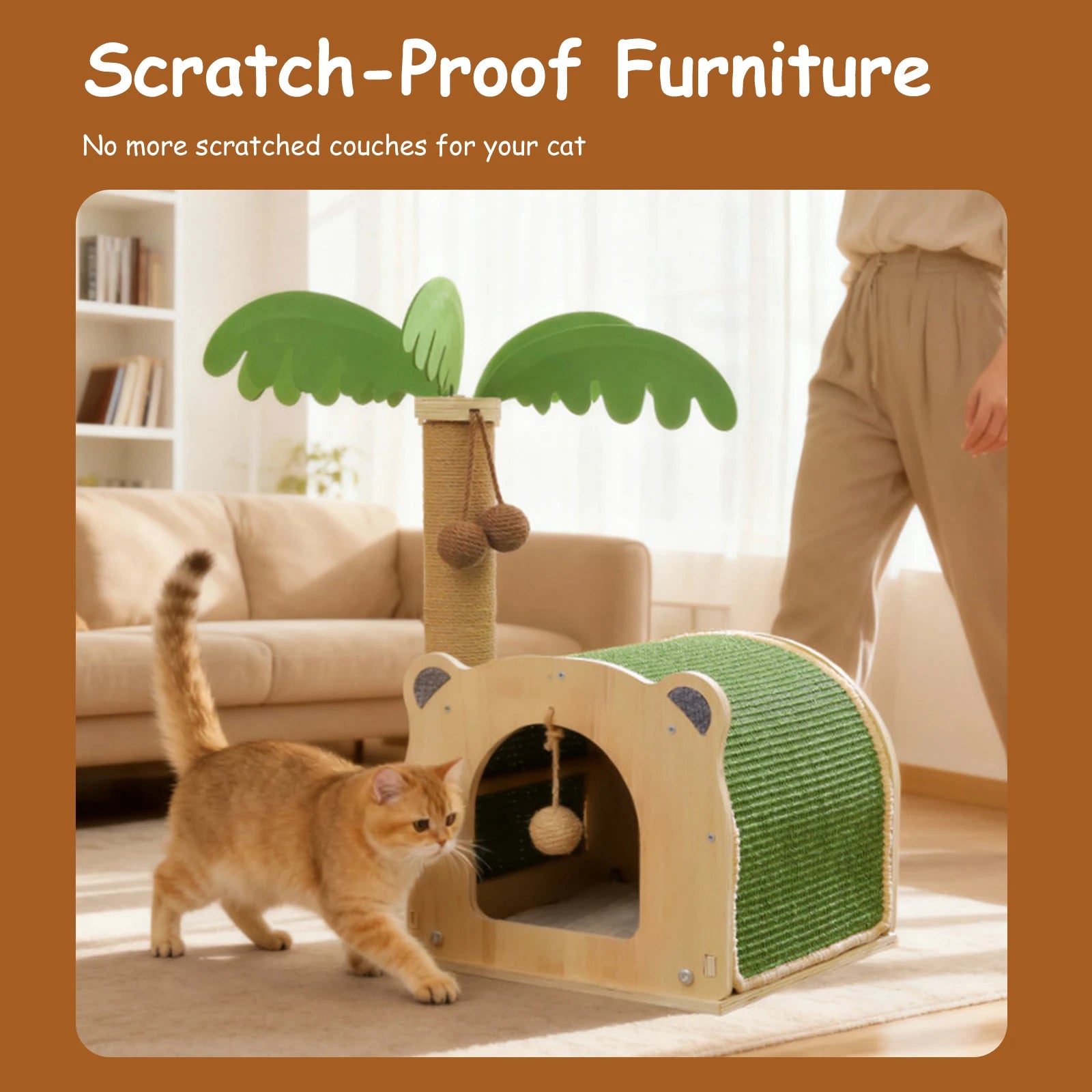Coconut Tree Sisal Scratch Posts
