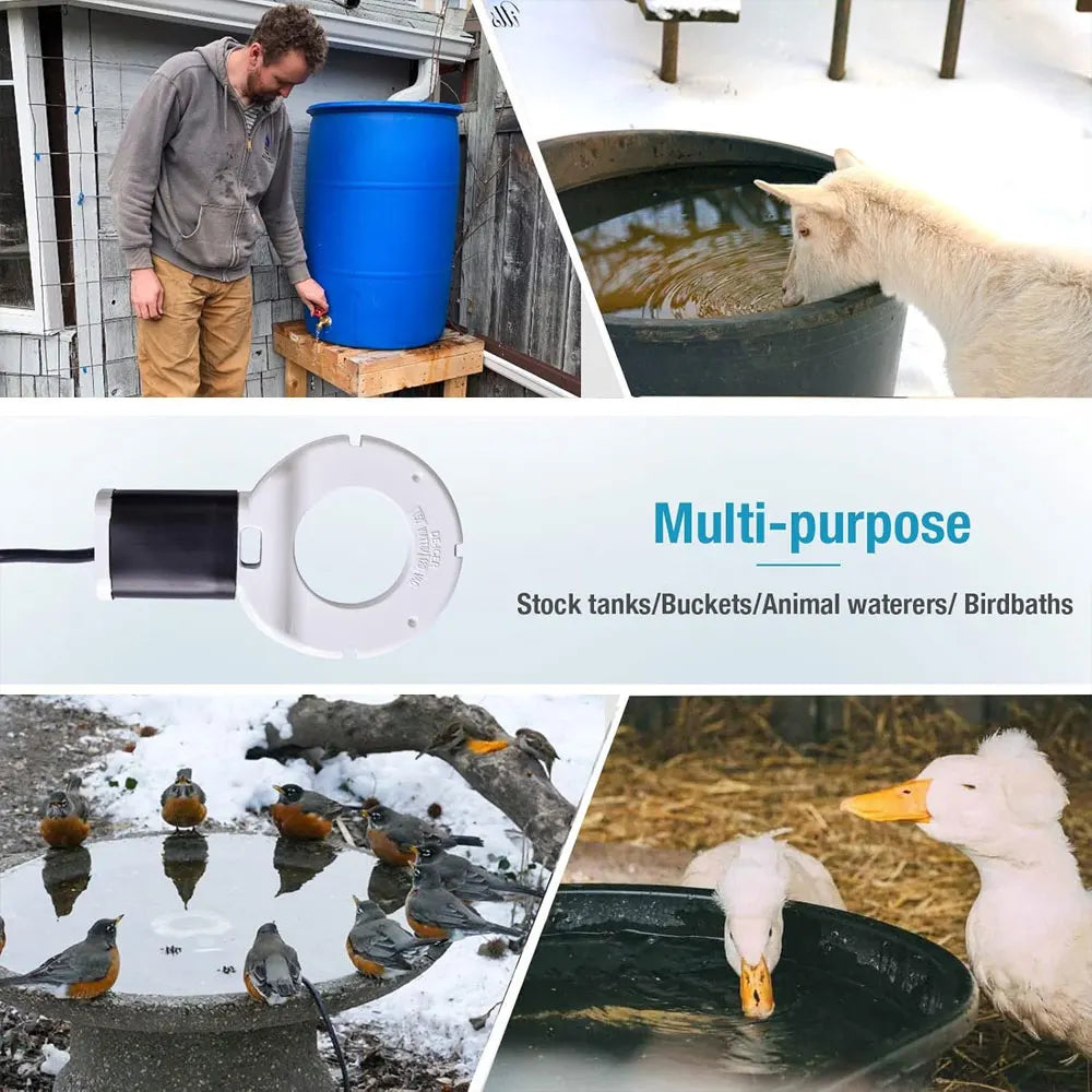 Chicken Water Heater Aluminum De-Icer