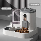 Dog/Cat Automatic Feeder/Waterer Set