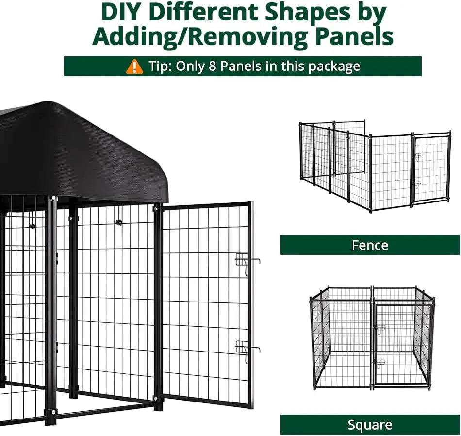Dog Kennel Waterproof Roof