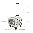 Pets Go Out with Portable Trolley Cases