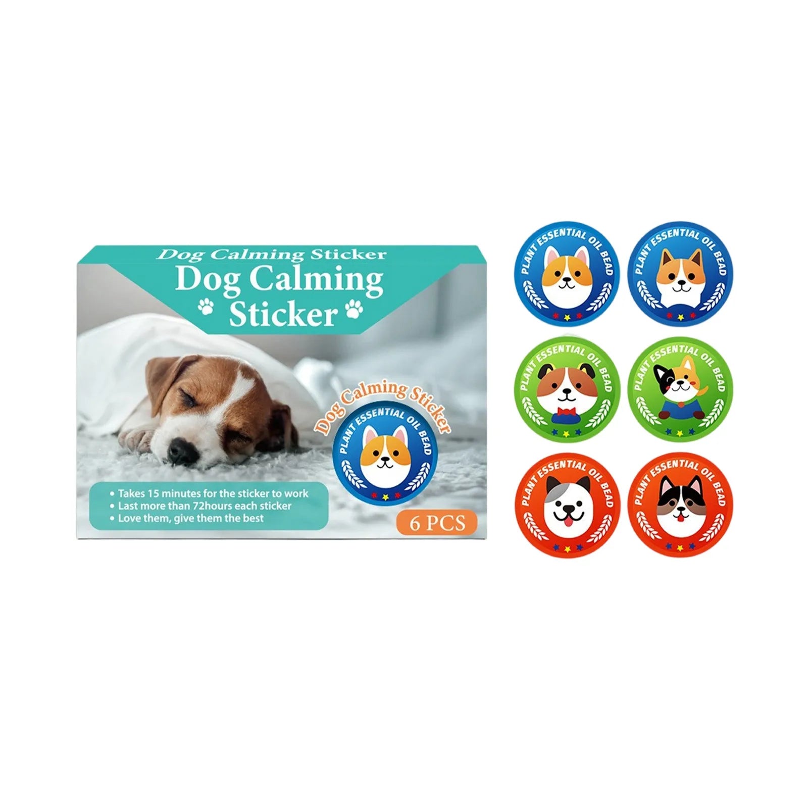 Pet emotional soothing bead patch