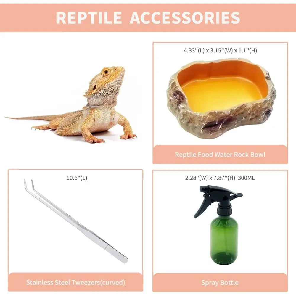 PC Terrarium Set, Reptile, Tarantula, etc.