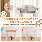 Small Wooden Cat Tree Tower