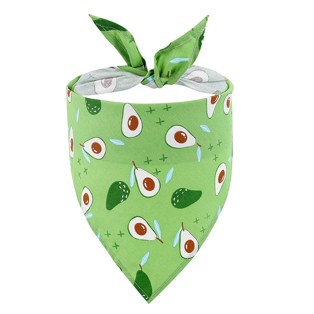 Dog Bandana Fruit Floral Spring