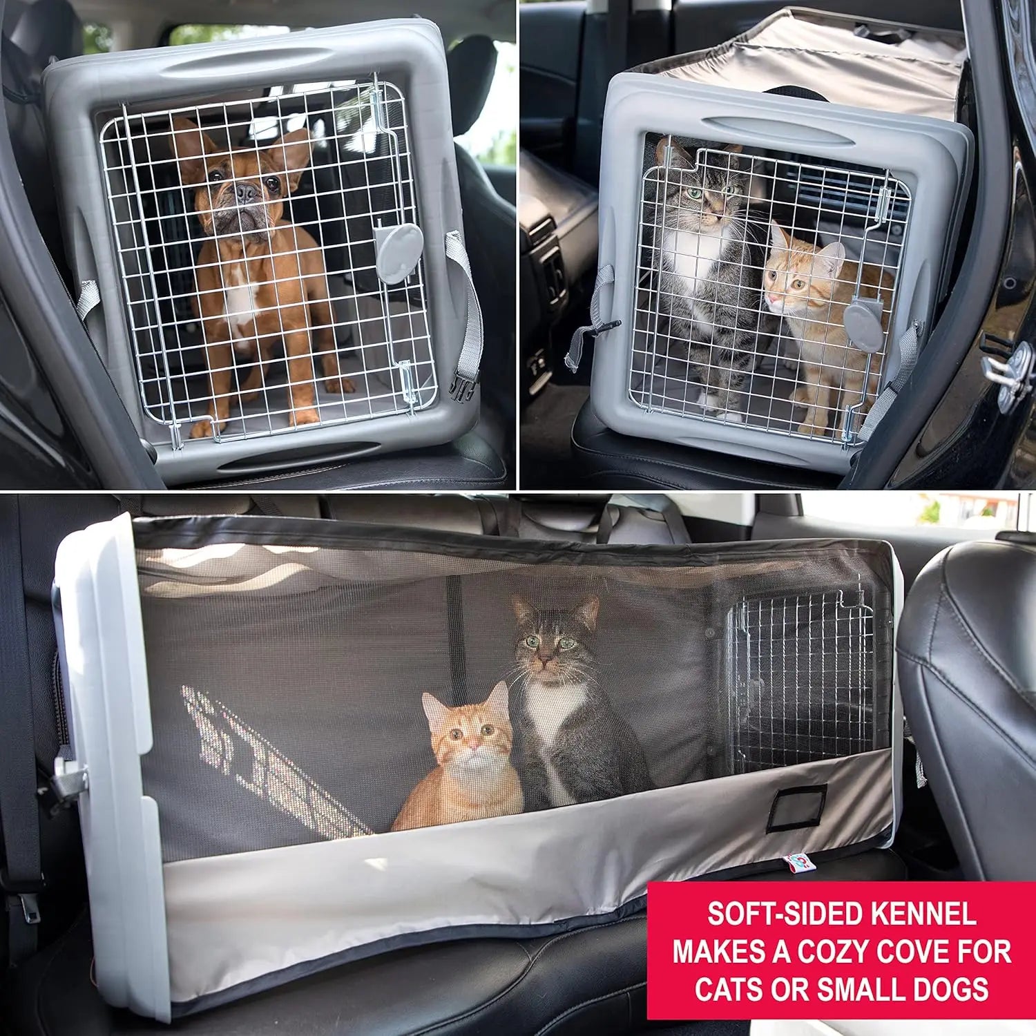 Large open kennel, Travel