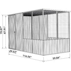 Green Eucalyptus Chicken Coop