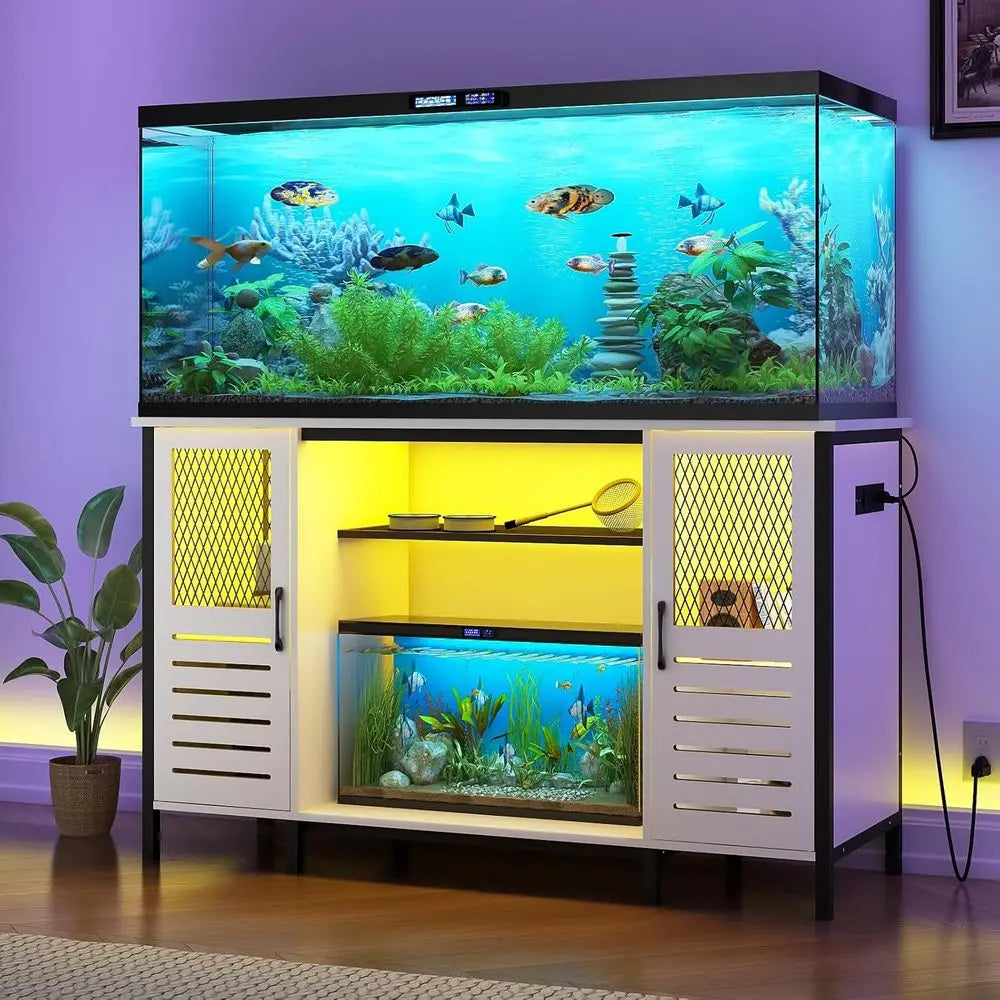 Fish Tank Stand/Outlet 1250lbs capacity