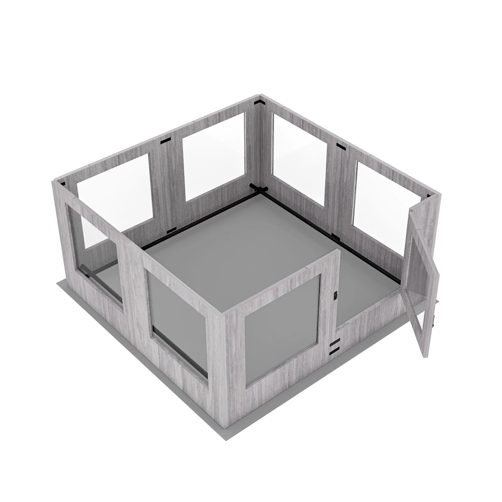 Tempered Glass Puppies Playpen