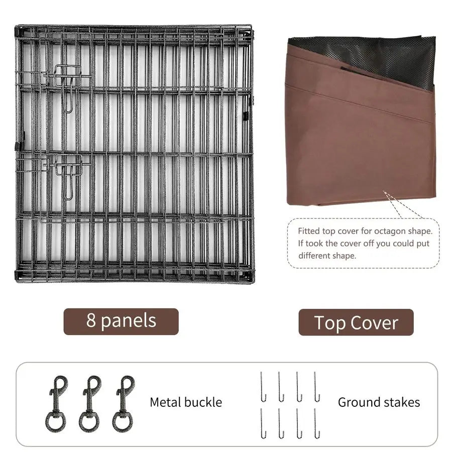 Foldable Dog Exercise Playpen