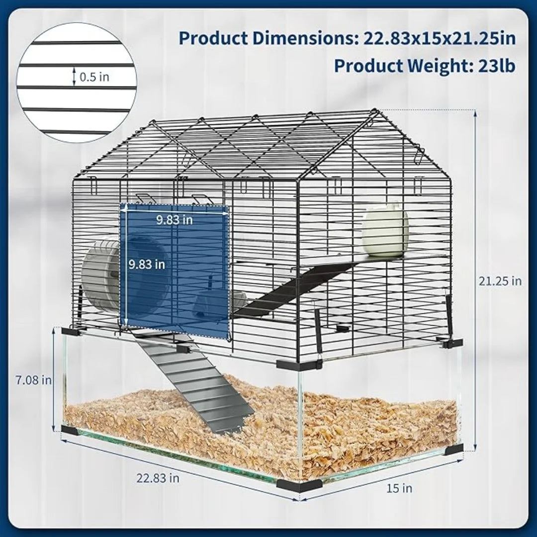 3 Tiers Large Hamster Enclosure