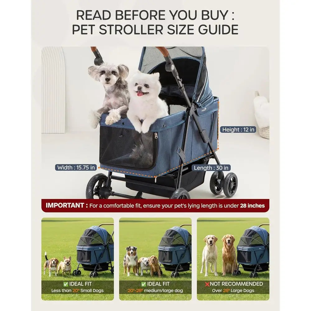 XL Foldable Pet Stroller