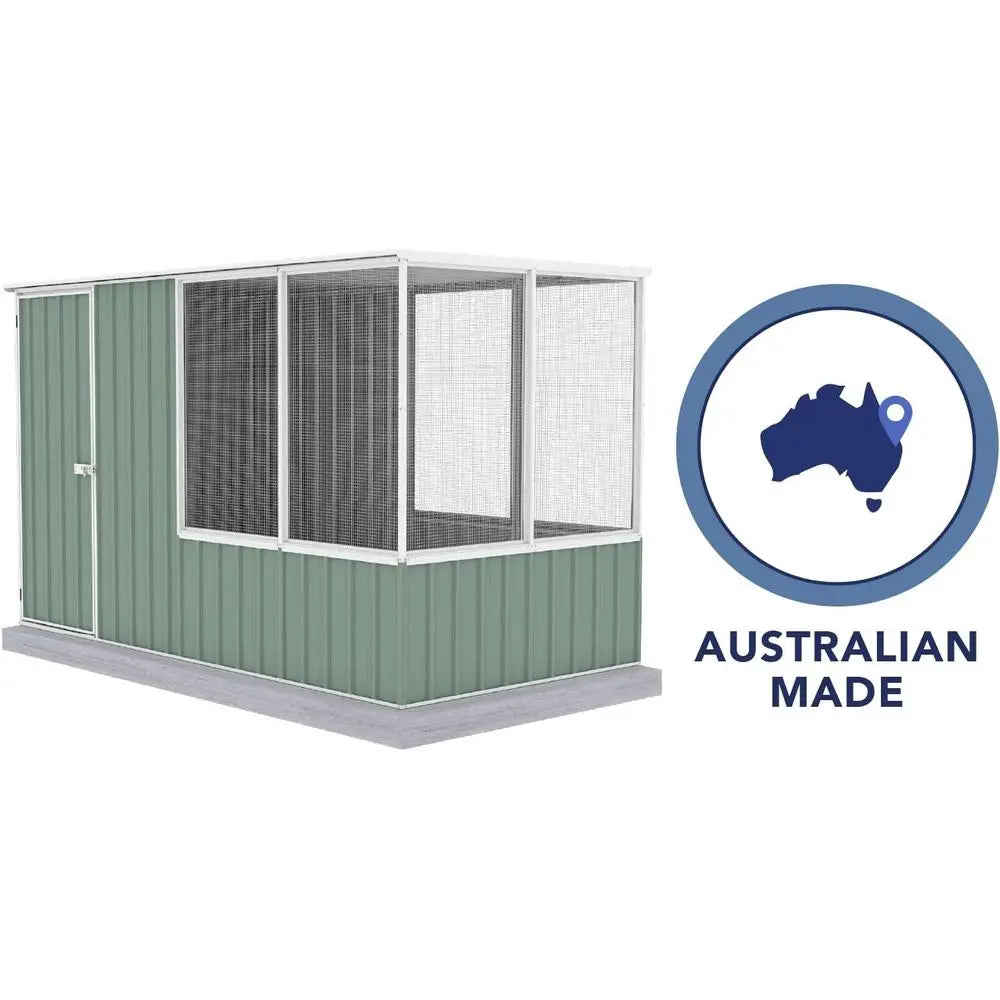 Green Eucalyptus Chicken Coop