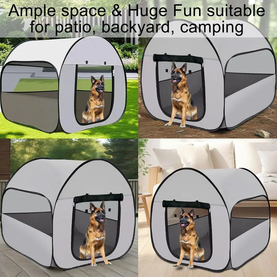 Pop Up Dog Kennel