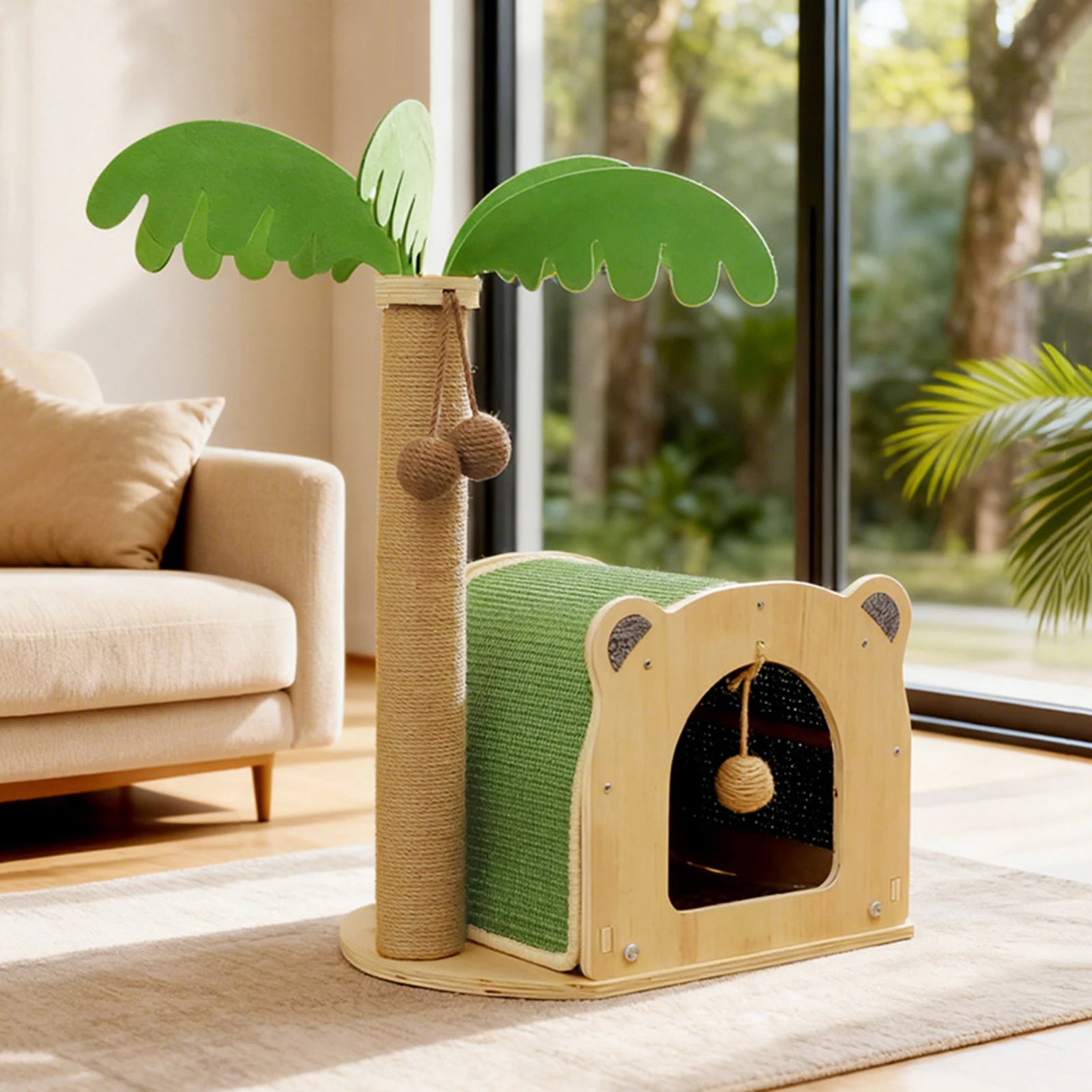 Coconut Tree Sisal Scratch Posts