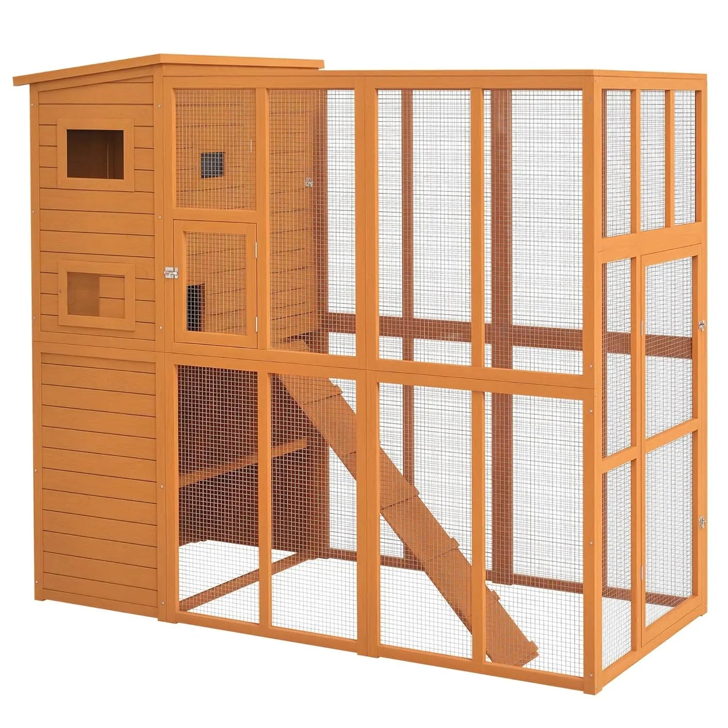 Wooden Cat Enclosure