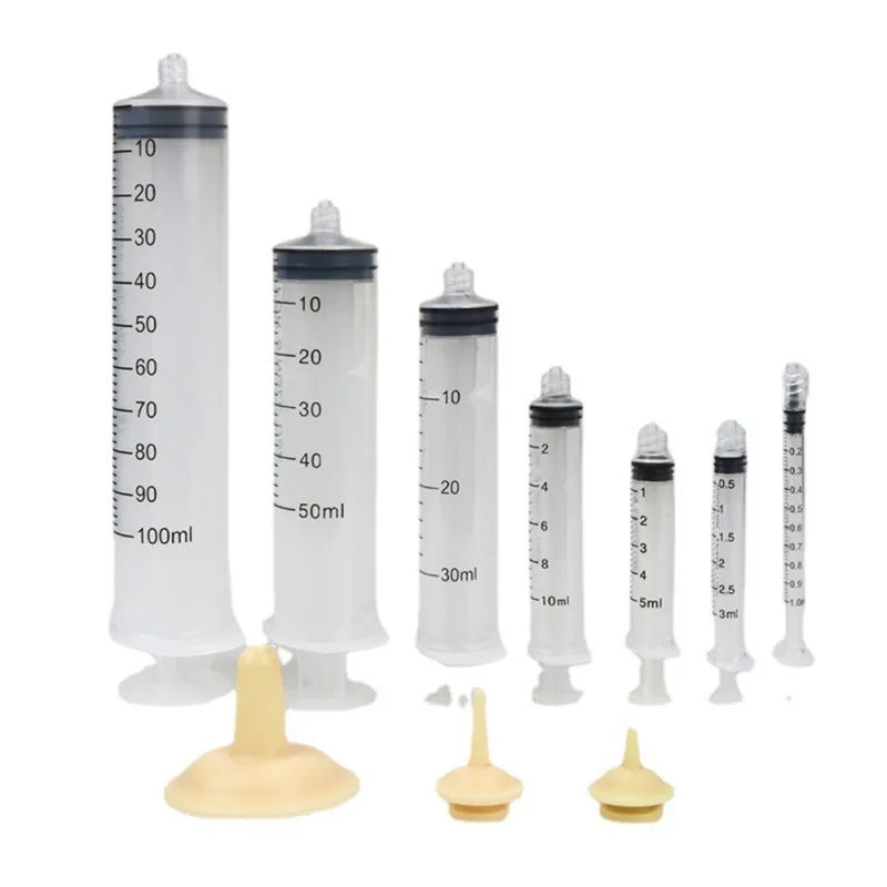 Pet Nursing Nipple with Syringe 2-pcs