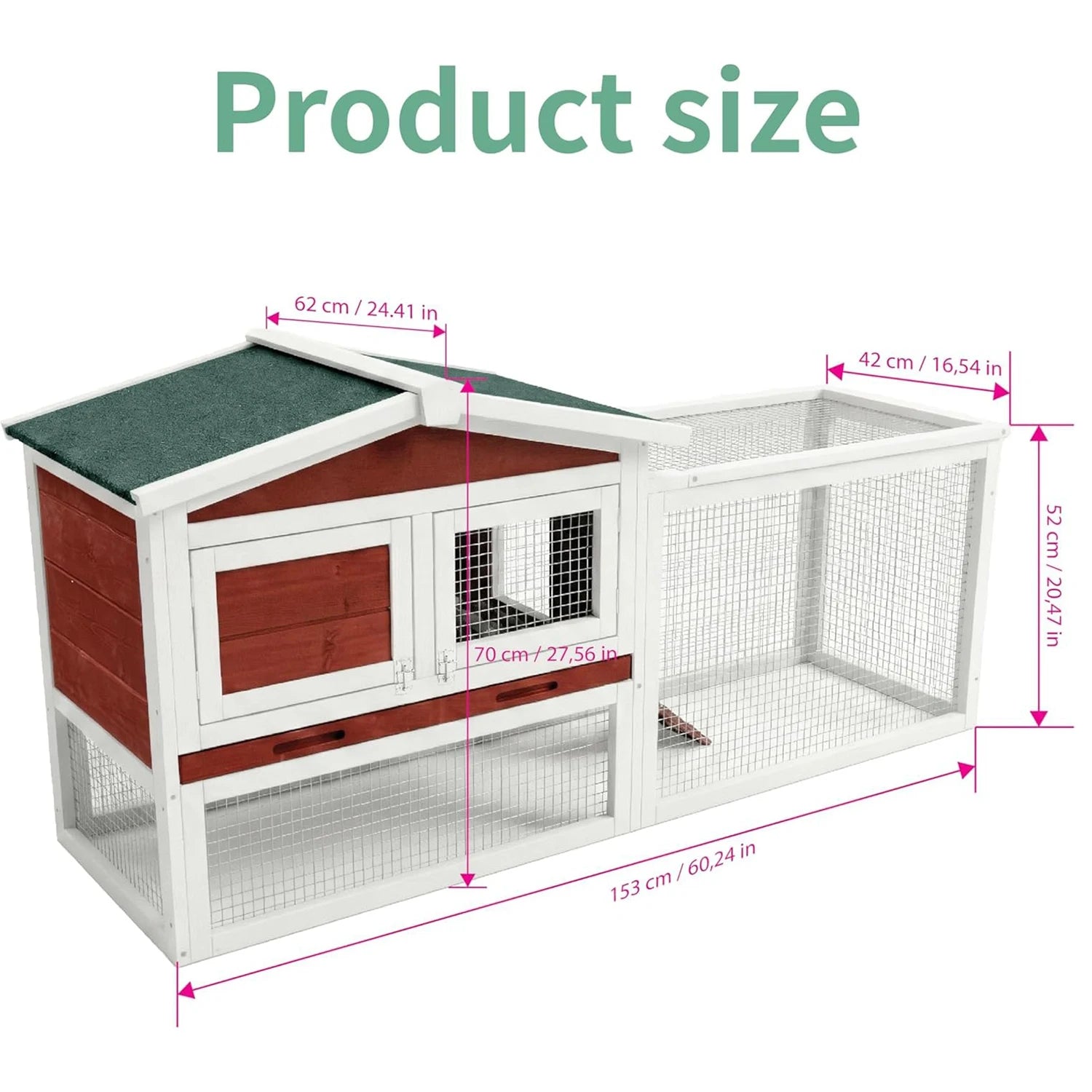 Large Rabbit Hutch/Chicken Coop