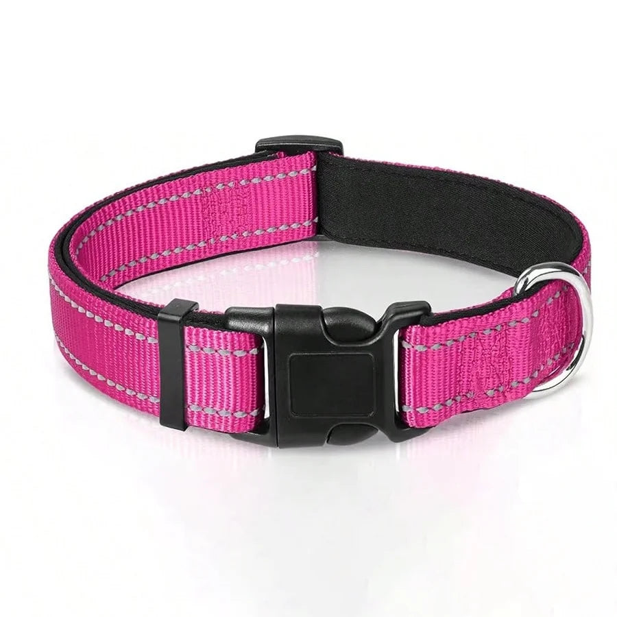 Reflective Dog Collar Soft Padded