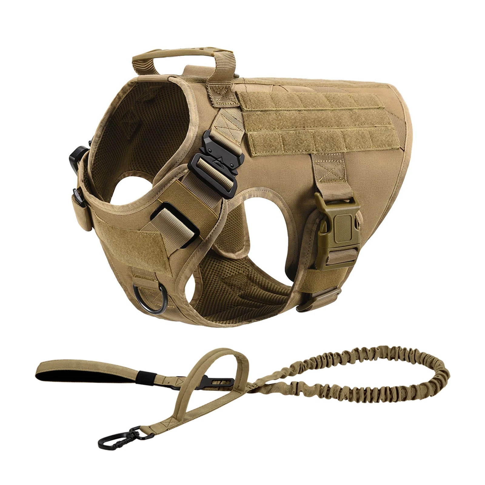 Tactical Harness Collar Leash