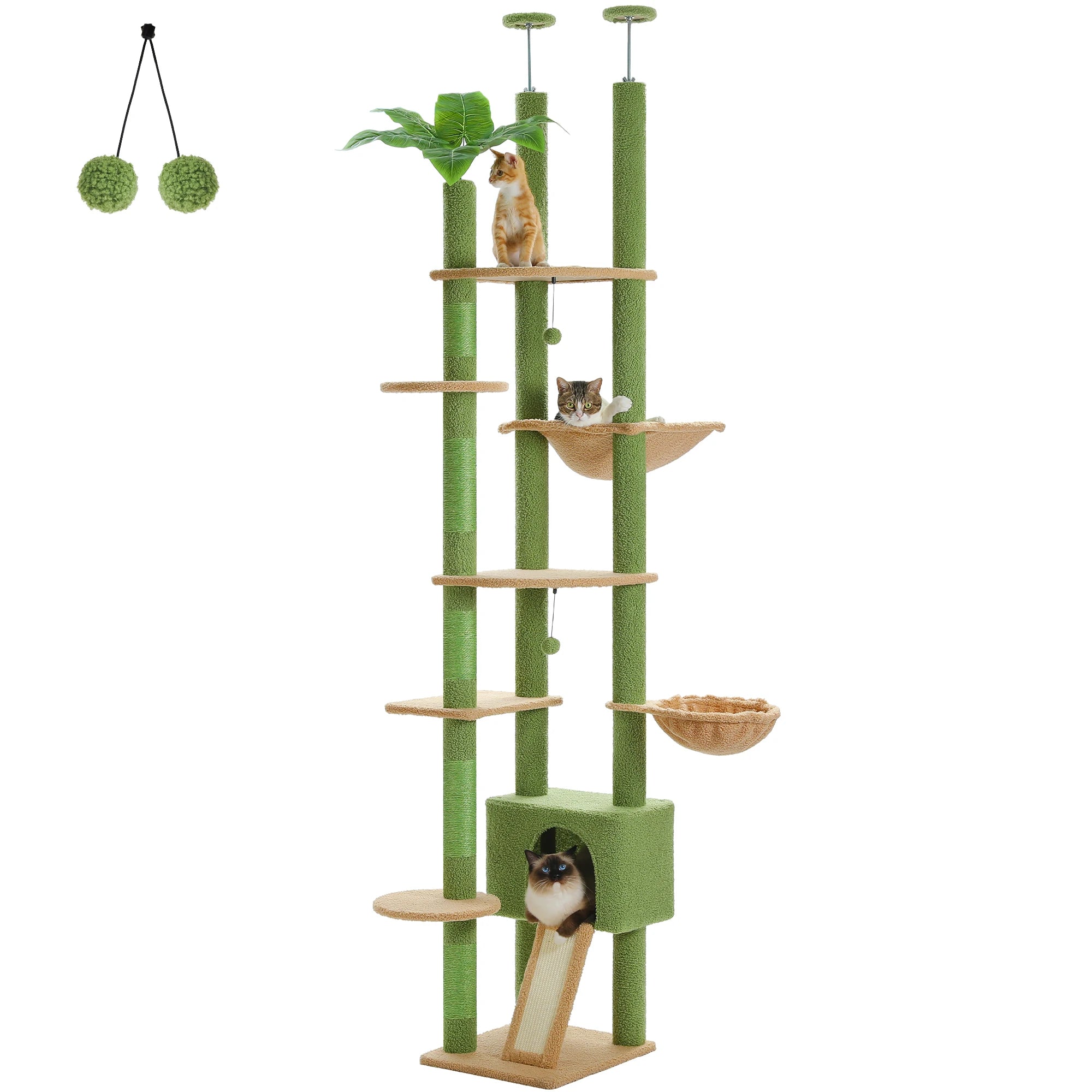 Height Adjustable Cat Tree