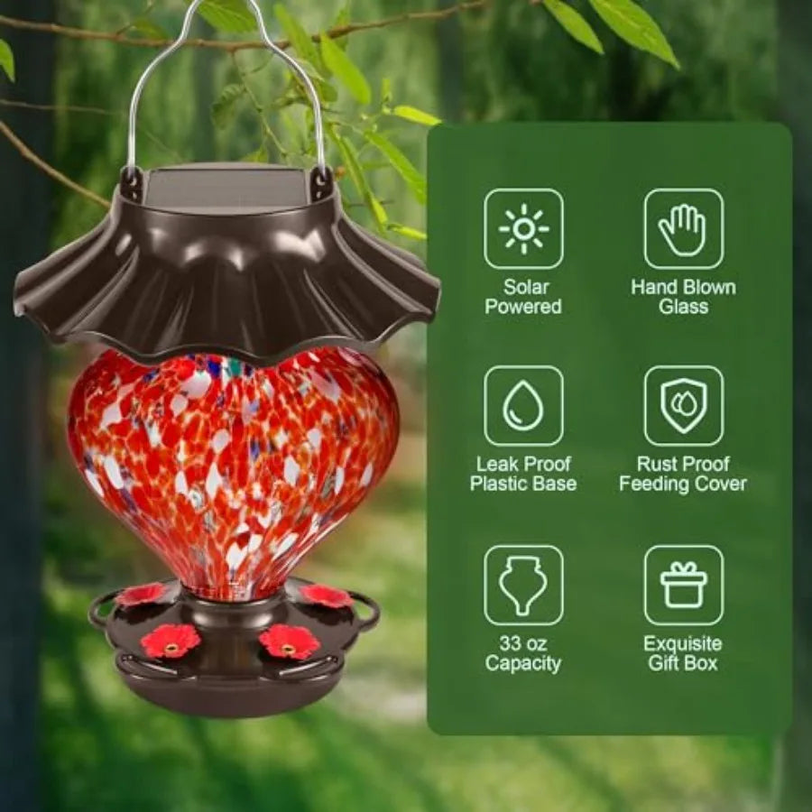Solar Hummingbird Feeder