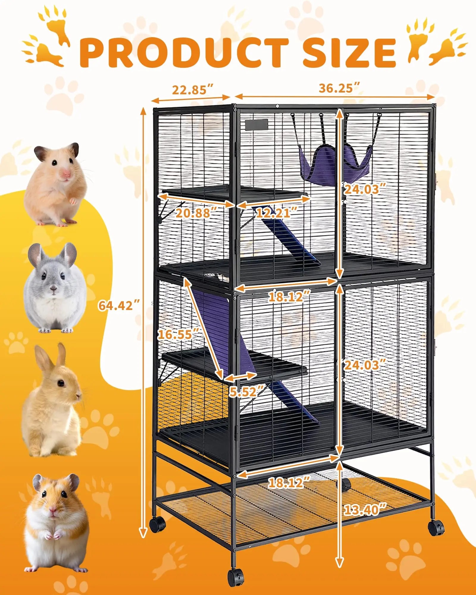 Heavy-Duty Small Animal Cage