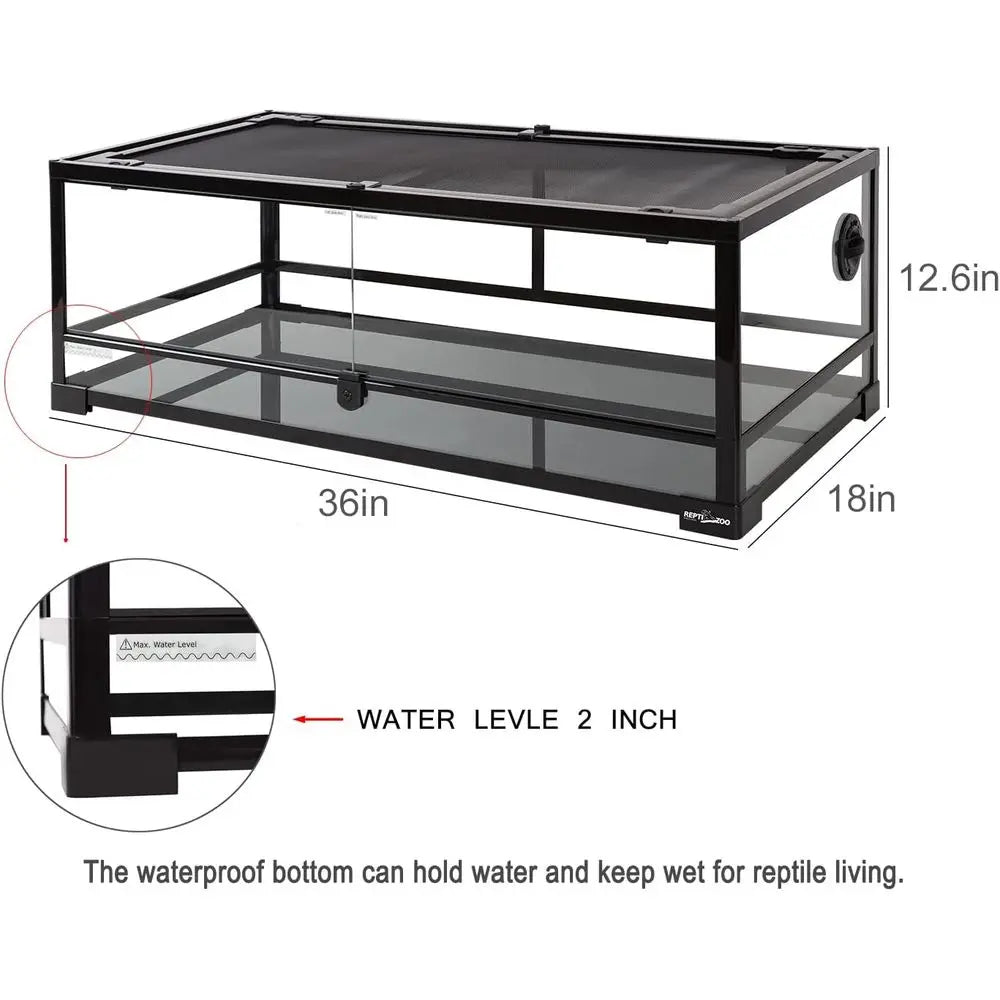 35 Gal Glass Terrarium