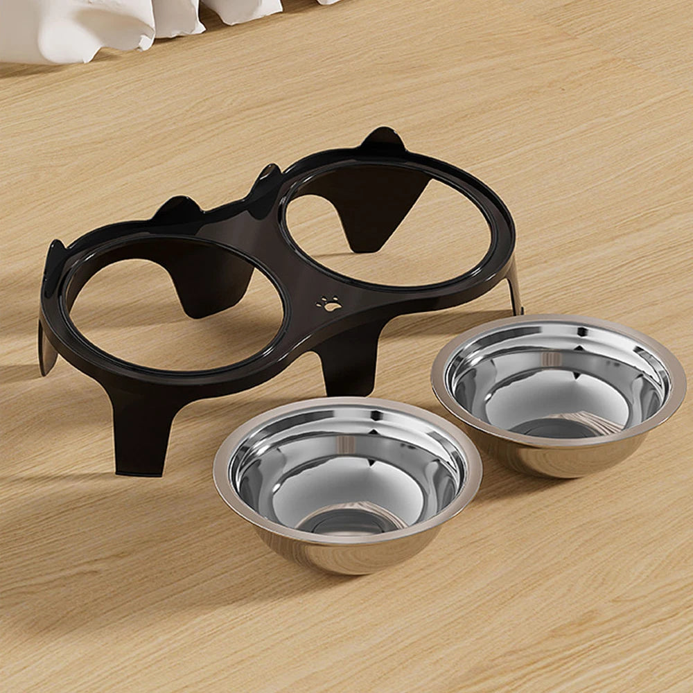 Stainless Steel Cat Food/Water Bowl
